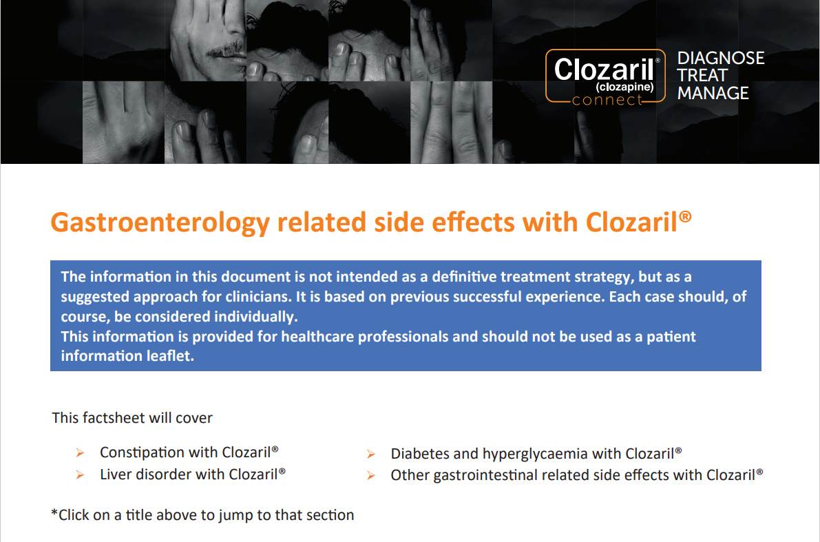 clozaril side effects