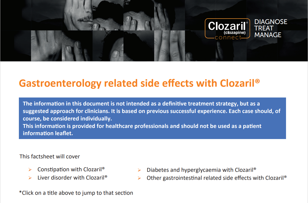 what is the side effect of clozapine